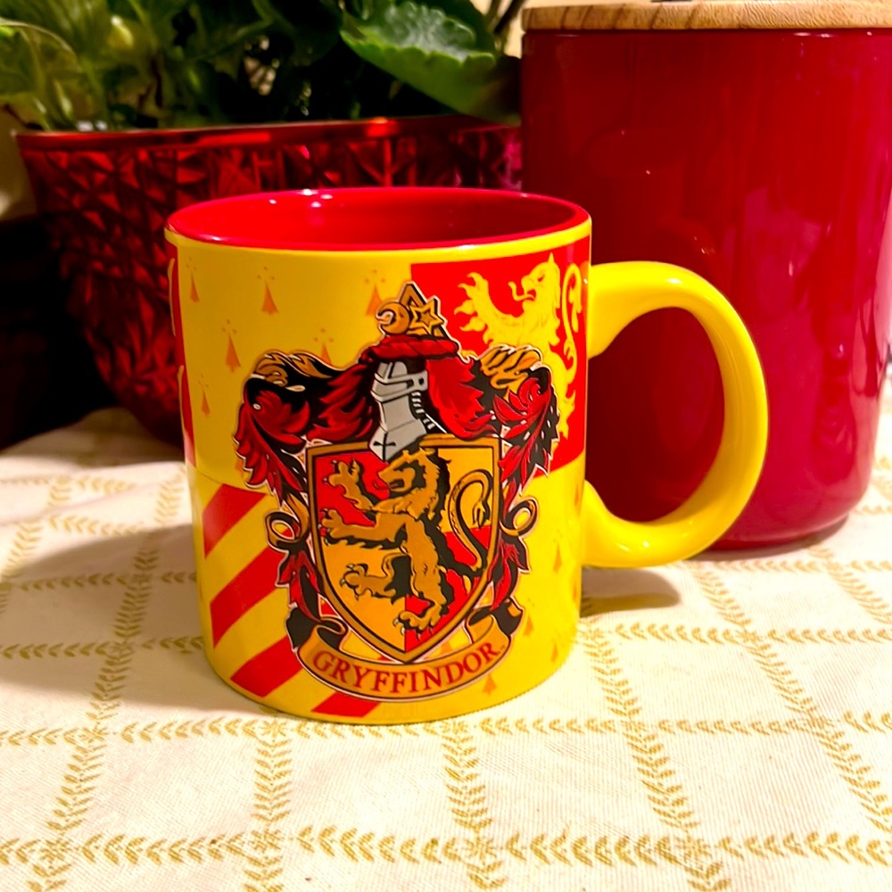 Harry Potter Gryffindor mug.